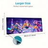Cacciatori di Demoni Kpop Colore Tappetino Mouse Grande Tavolo da Gioco Cuscino Antiscivolo Laptop Tablet Tappetino Mouse Grande Tappetino XXL Mini PC Tappetino da Gioco Con Bordo Lock