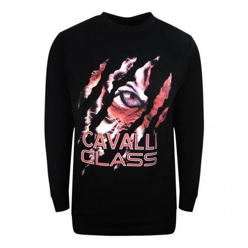 Cavalli Class Unisex Adult Peeking Tiger Sweatshirt