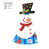 Joyful Cartoon Christmas Party Hats For Kids With Delightful Snowman And Print Reindeer