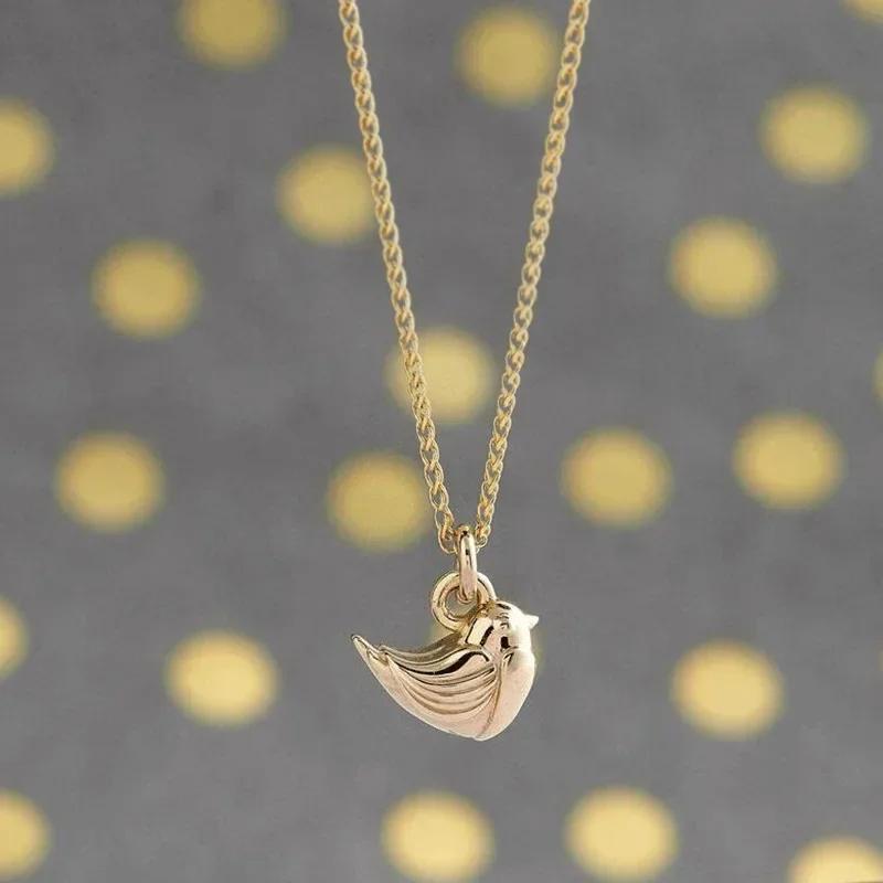 European And American Gold Heart-Shaped Zircon Simple Necklace For Women, High-End Fashion Temperament, Niche Design, Jewelry Wh