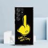 Middle Finger Soft Cover for Samsung Galaxy S25 Edge S26 S24 S23 Ultra Phone Case S22 S21 Plus S20 FE Print Pattern Shell Galaxy