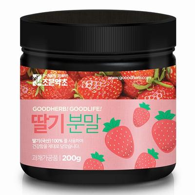 Good Herb Freeze-dried Strawberry Powder, 200g, 1 piece,Korean Health Food