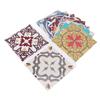 10Pcs Tile Sticker 5.9x5.9in Waterproof Anti Oil Moroccan Style Thick PVC Peel and Stick Tile for
