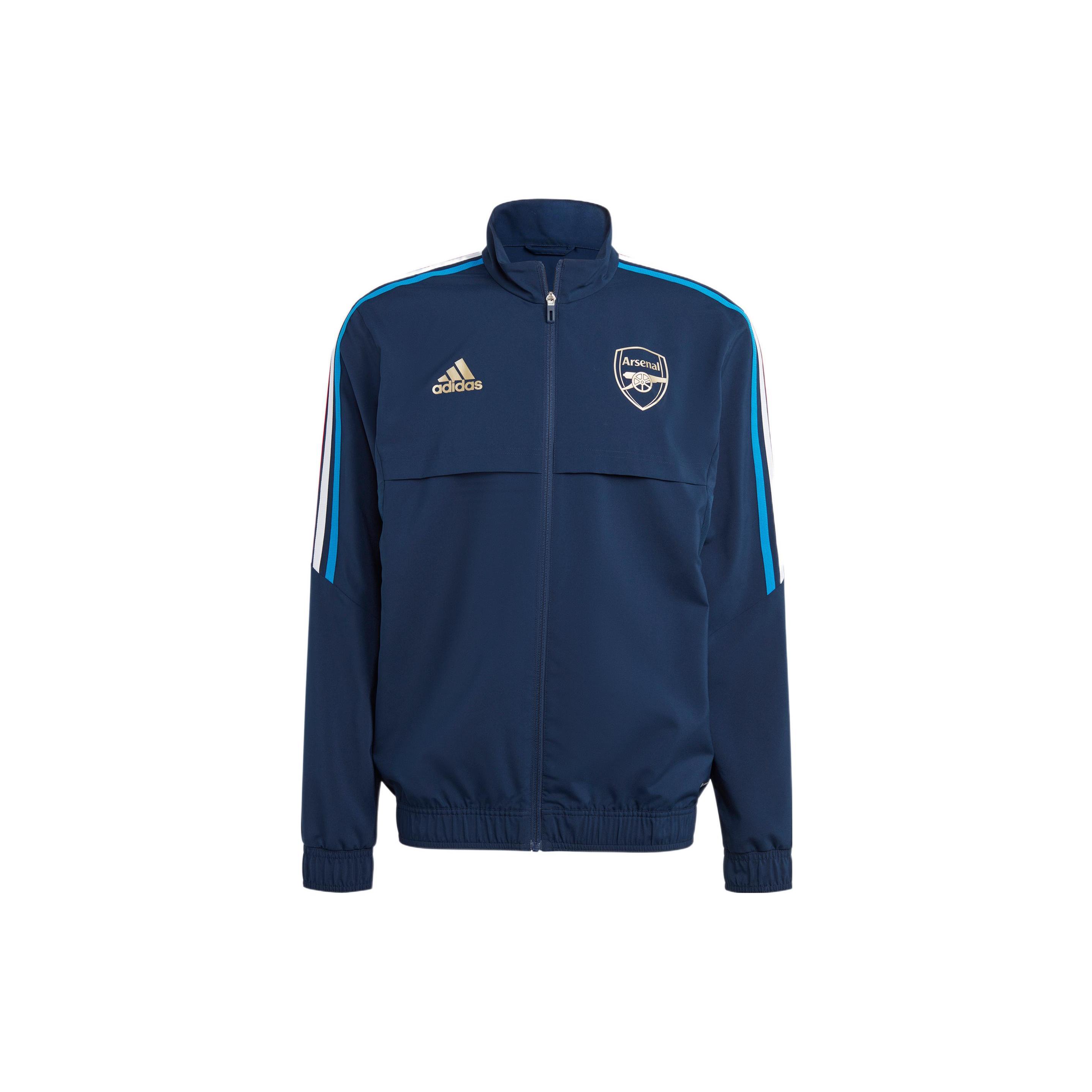 Куртки Adidas Мужские Темно-синие Умеренные HZ9989 XXL