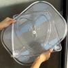 Transparent Rectangular Lazy Wheel Suitable for Refrigerators, Cabinets, Tables, 360 ° Rotating Organizer, Easy To Clean