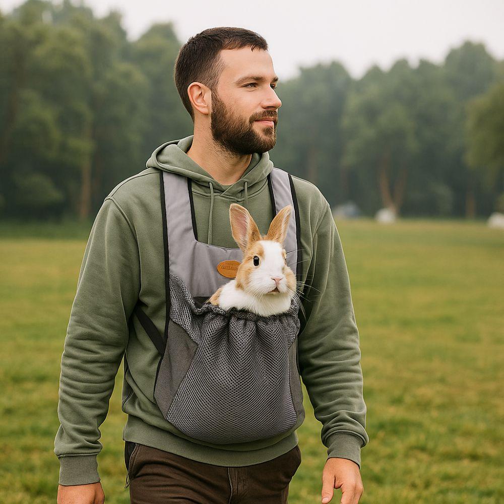 Breathable Pet Chest Shoulder Bag Double Shoulder Foldable Pet Travel Bag Adjustable Cycling Pet Backpack Camp