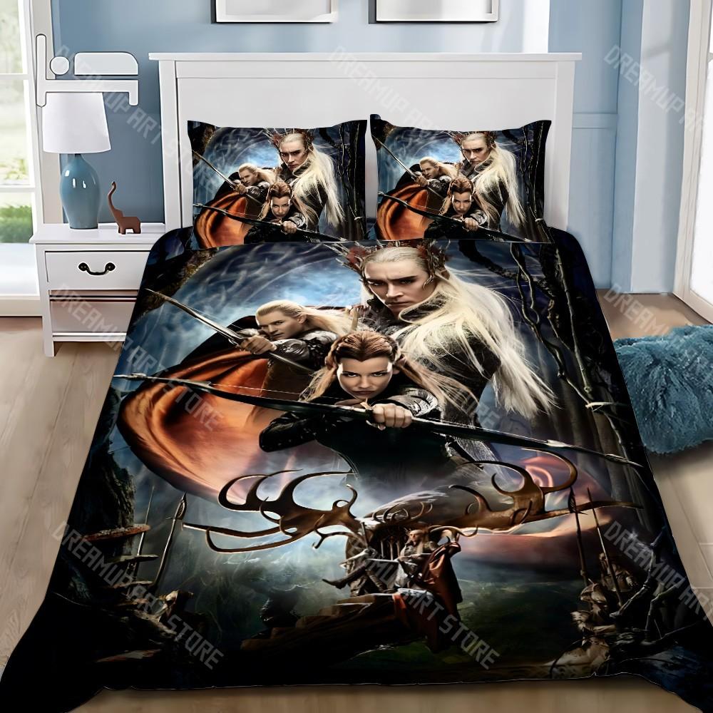 Movie L-LordS of the Rings Duvet Cover Pillowcase Bedding Set Adult Boy Girl Bedroom Decoration Children Gift Single Double Size
