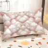 Cloudy Dreamy Pink Pillowcase Suitable For Sofa Bedroom Car Pillow Cover Cushion Rectangular Back Cushion