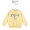  Olivan  Simple Graphic Sweatshirt Top And Bottom  Yellow 