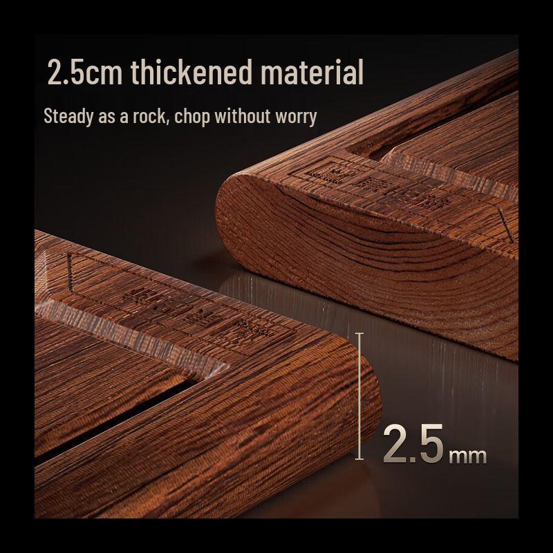 

NHZHIW Black Gold Sandalwood Whole Wood Antibacterial Cutting Board