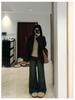 Women's 2025 Korean Style Loose Woolen Coat - Autumn/Winter Temperament