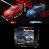 1:64 Drift Car Remote Control Toy Car 2.4GHz 4WD Luminous Front and Rear Headlights Tyre and Roadblock Tools Remote Control with Electronic Locator