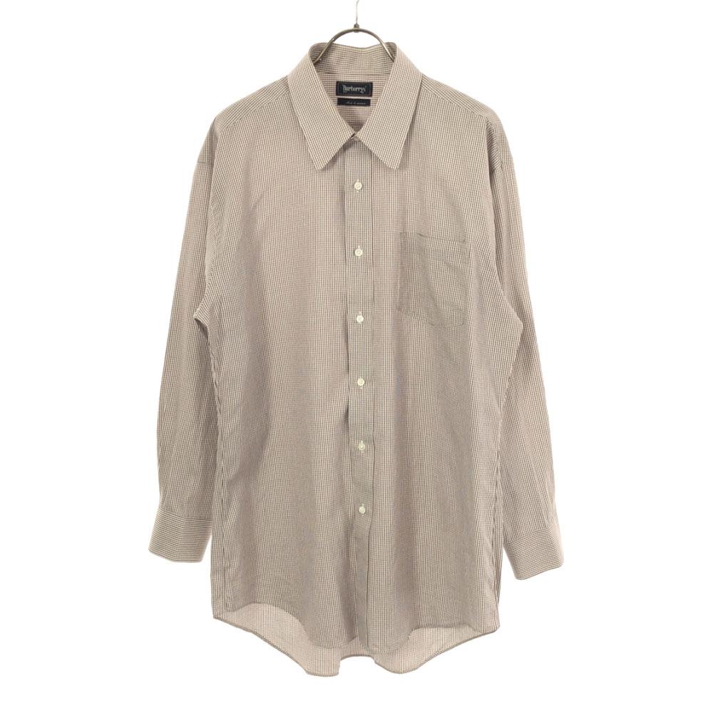 Burberrys made in Japan check Long sleeve Cotton shirt S White x Red Men's Used