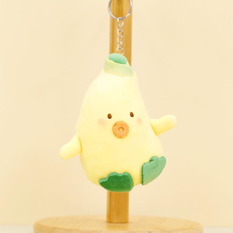 And Cute Soft Banana Duck Plushie Keychain Sweet Pp Cotton Filled Toy