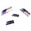 BMW Emblema 3D M Performance ABS Nero Lucido Griglia Anteriore & Adesivo Badge Portellone Posteriore per Modelli M3 M5 X3 X5 Upgrade Styling Auto