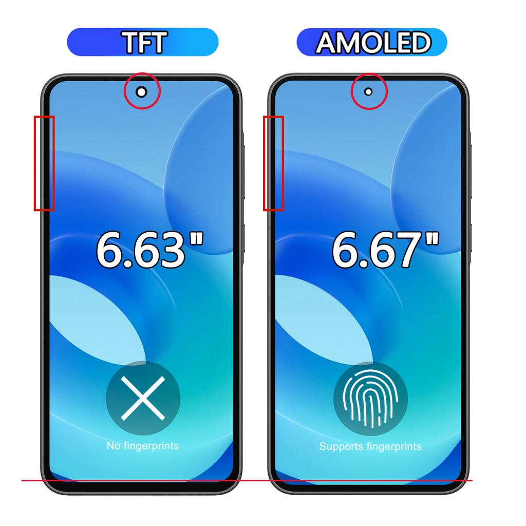 AMOLED Για Samsung Galaxy A36 5G Οθόνη LCD Οθόνη Αφής Ψηφιοποιητής Συναρμολόγηση Για Samsung A36 5G A366E A366E/DS Οθόνη LCD