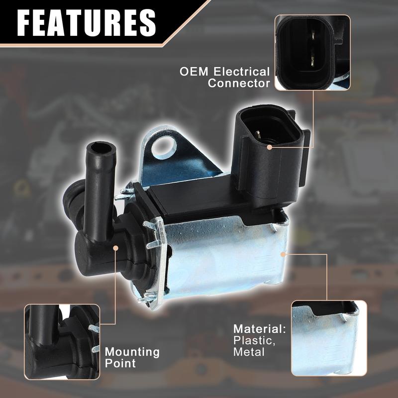 X Autohaux Turbo Boost Pressure Solenoid Valve Vacuum Control Switch  36162-PNC-005 for Honda Civic CR-V for Acura RSX