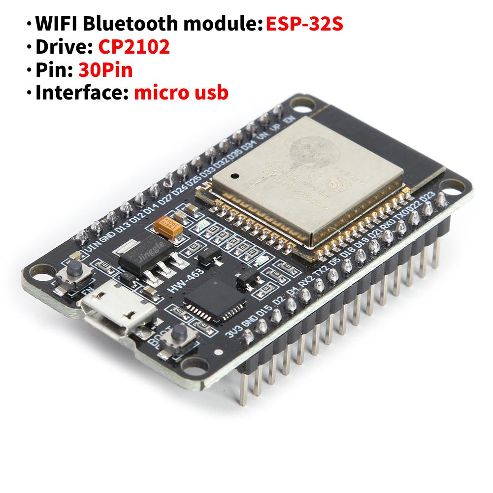 ESP32 Development Board WiFi + Bluetooth module Ultra-Low Power Consumption Dual Core NodeMCU-32S ESP32 32D 32U 30Pin Board