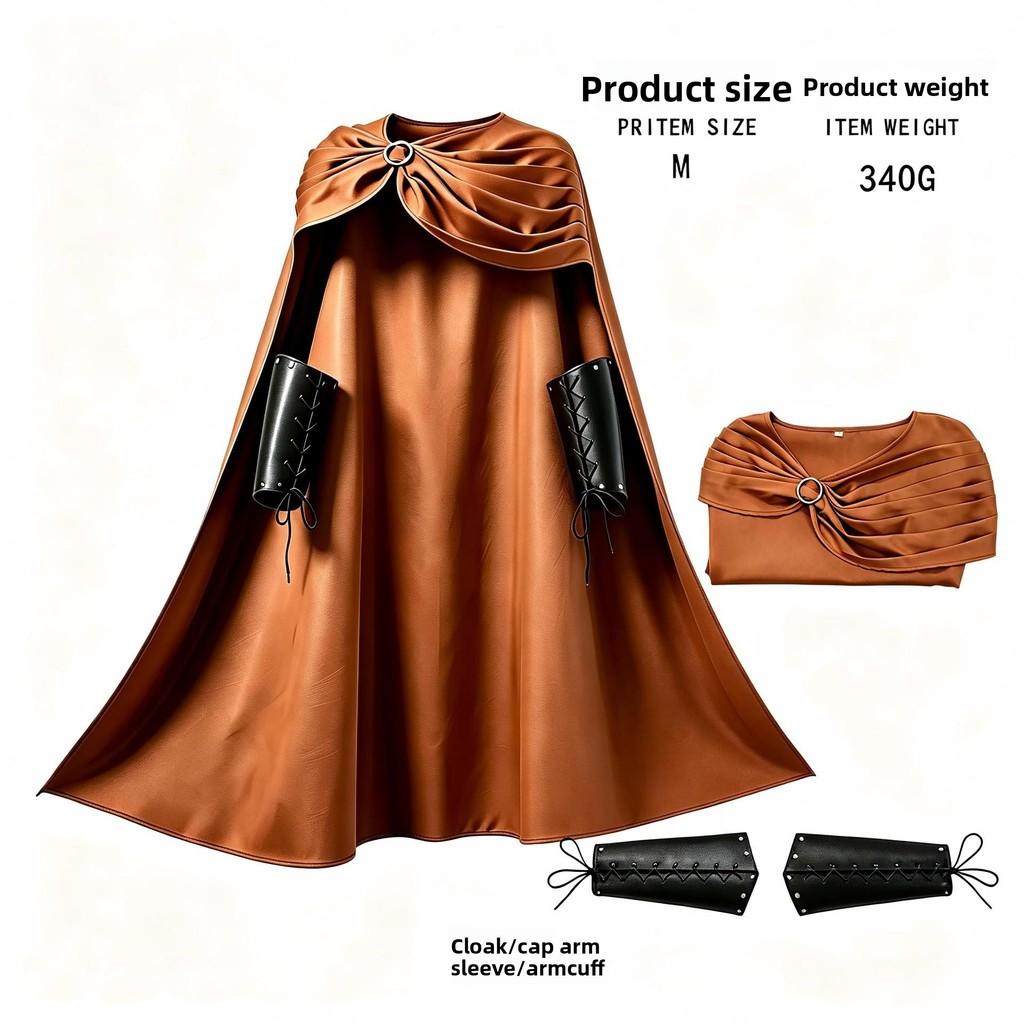 Capas de Cosplay de Guerrero Espartano con Capucha para Fans de Anime