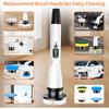11 In 1 Electric Spin Scrubber Cordless Cleaning Brush 3 Adjustable Angles 2 Adjustable Speeds LED Display Shower Cleaner Brush Supplies Extension