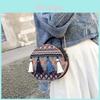 Womens Bohemian Woven Chain Crossbody Bag For Casual Travel And Daily Use