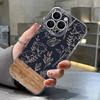 Pink Flower Pattern Clear Phone Case For iPhone 17e 17 16 15 14 13 Pro Max 17 16 Pro 16e 12 11 Transparent Shockproof Soft Cover