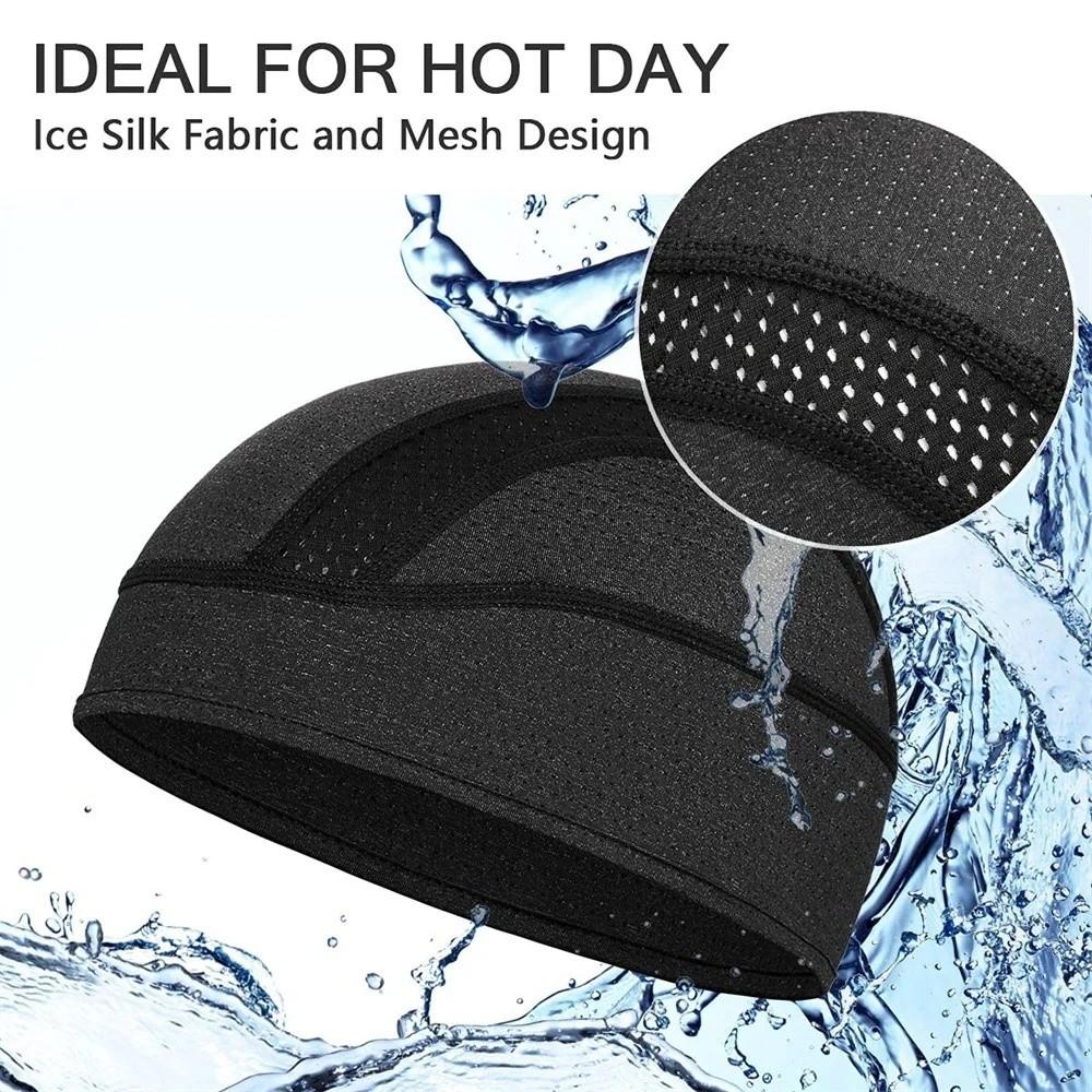 Szybkoschnąca Czapeczka pod Kask Pochłaniająca Pot Kask z Podszewką Czapka Rowerowa Dla Kobiet Mężczyzn Unisex