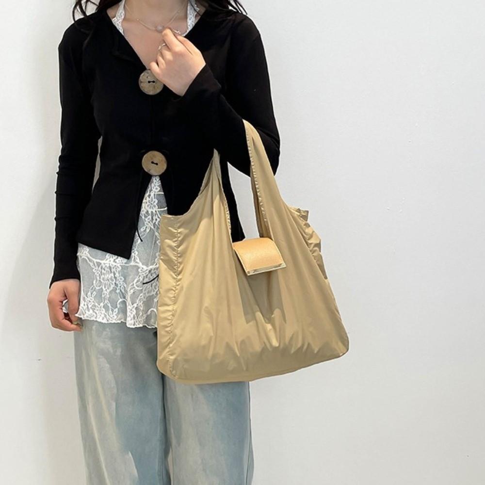 Reusable Foldable Shopping Bag Large Capacity Expandable Reusable Bag  Outdoor