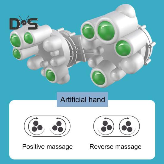 Electric Neck Massager Pillow with Adjustable Heat Compress Cervical Waist Vibration Massage Pillow Rechargeable Neck And Back Kneading Tool