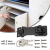 For Cabinets Hasp Lock With Key For Doors Double Door Cabinet Lock