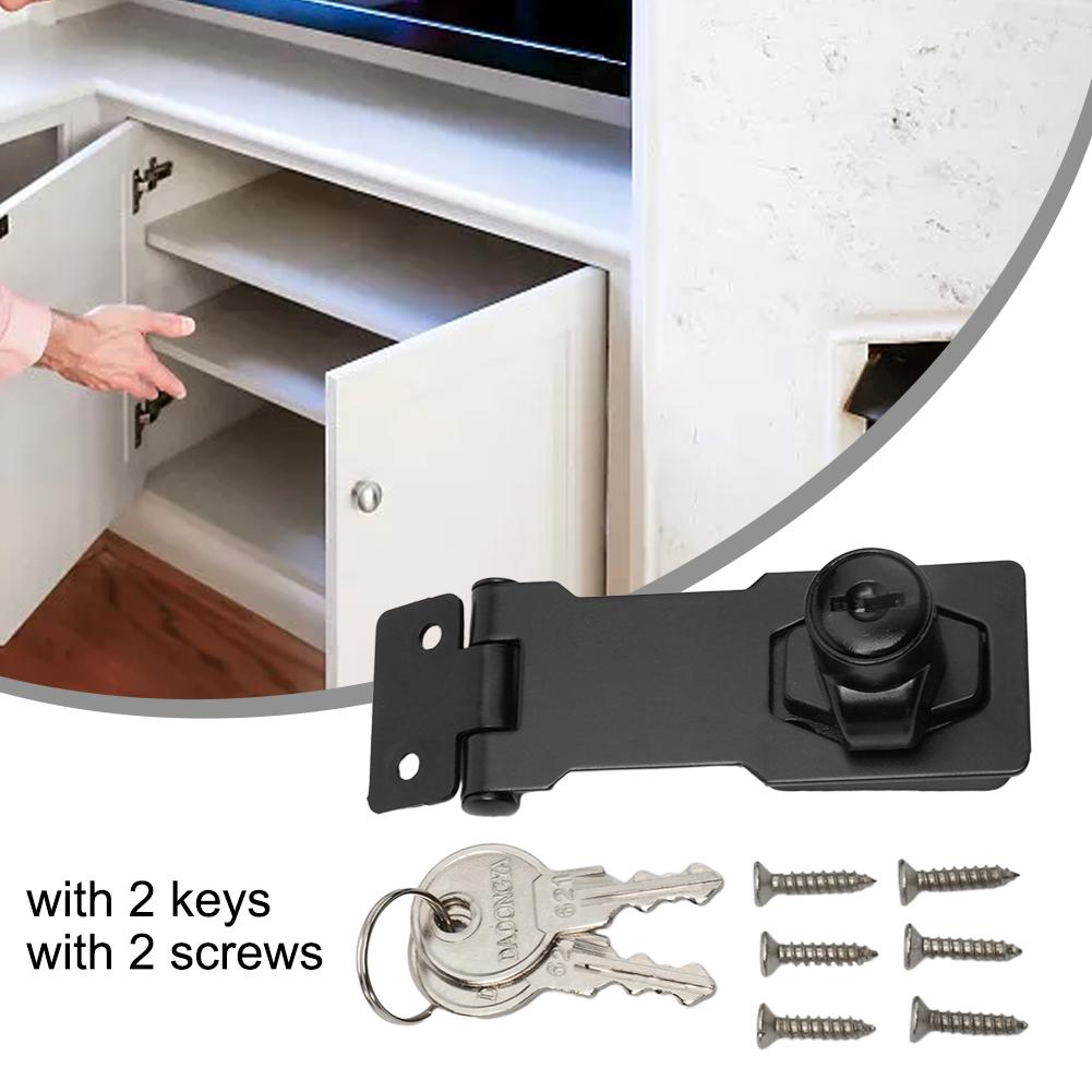 For Cabinets Hasp Lock With Key For Doors Double Door Cabinet Lock