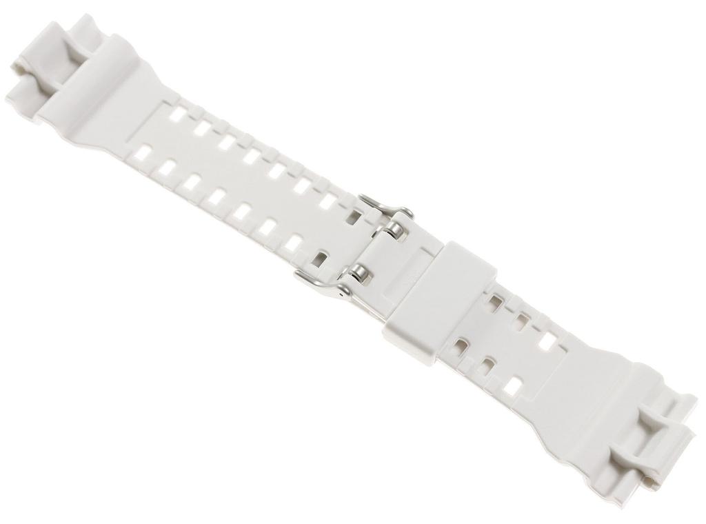 Casio 10347710 Genuine Factory Replacement White Rubber Watch Band Fits G-8900A-7 GA-100A-7A GR-8900A-7 GW-8900A-7