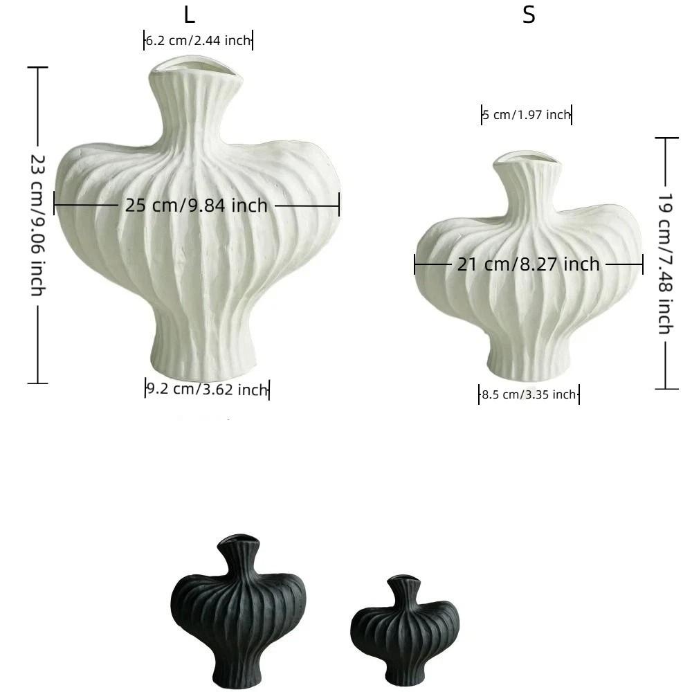 Nordic Style Plastic Vase Minimalist Hydroponic Flower Vase  Living Room Decor