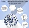 0.5~2CT Brilliant D-E Color VS1-VVS1 Clarity White Round Loose Lab Grown Diamond With IGI Certificate For Jewelry Making Fine Jewelry
