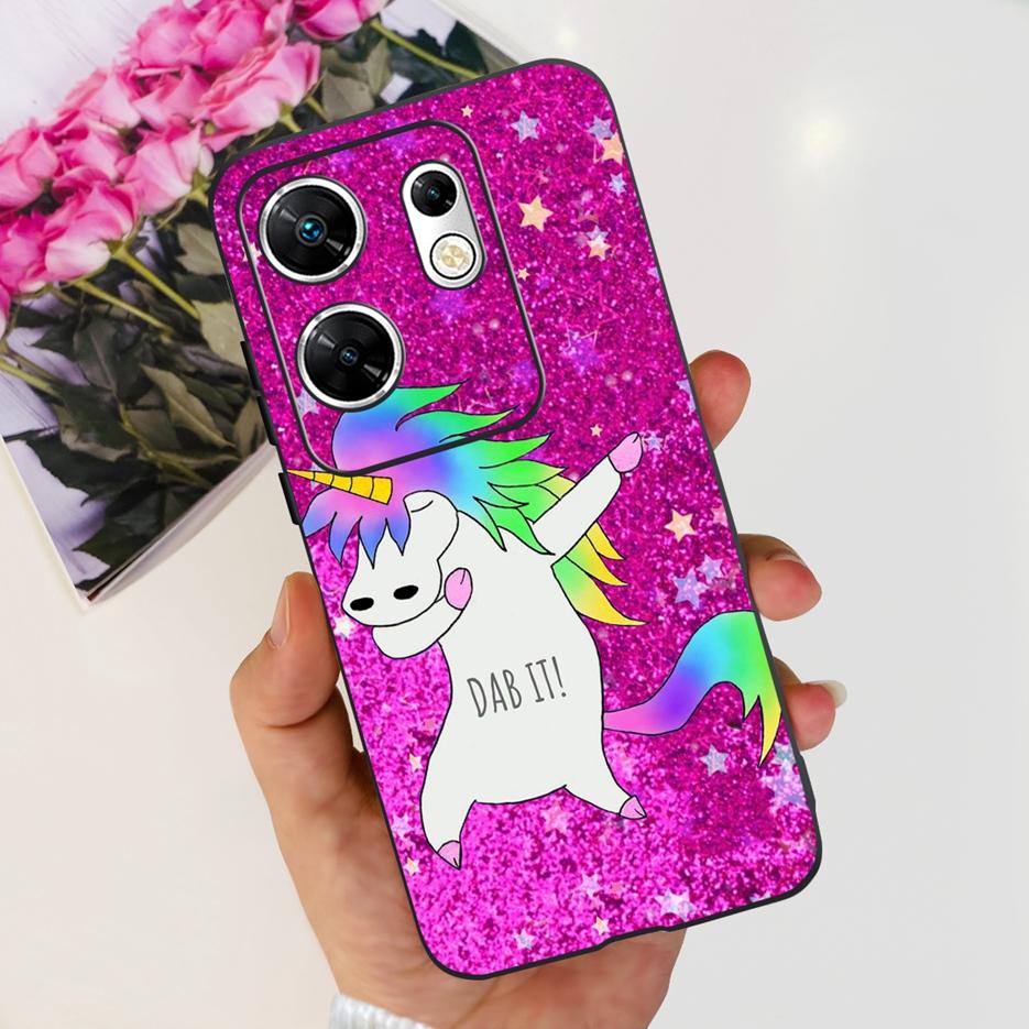 For Infinix Zero 30 4G Case X6731B Cute Cat Butterfly Cover Soft Silicone TPU Phone Case For Infinix Zero 30 5G Zero30 4G Fundas