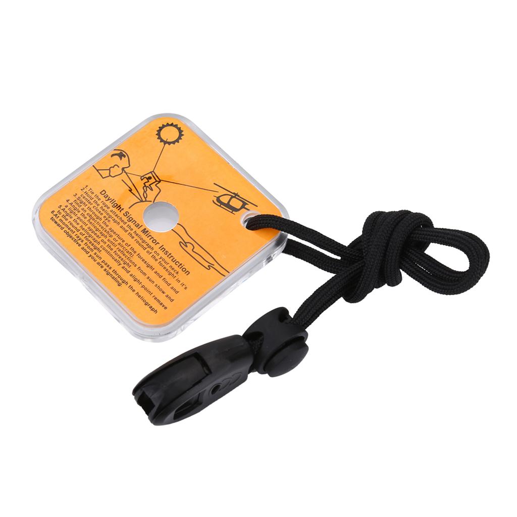 Outdoor Multifunctional Survival Emergency  Reflective Signal Mirror Tool star flash mirror