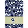 Wave Pattern Cat Large Size Goshuin BookAccordion Type12 Peaks 24 Pages (Single-sided Use) 48 (Double-sided (Navy)