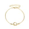Luxury Rhinestone Infinity Symbol Interwoven Figure 8 Anklet For Women Elegant And Personalized Temperament Jewelry Accessory
