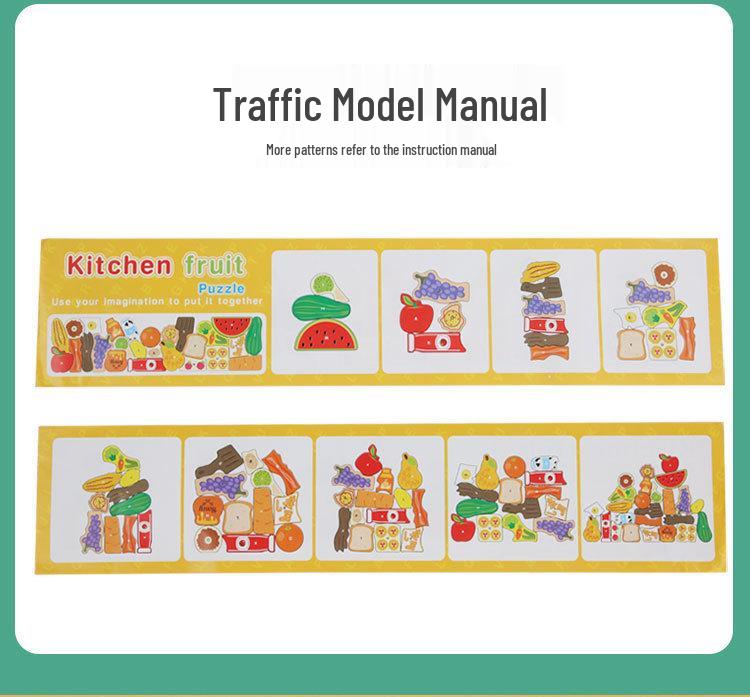 3D Animal Transportation Wooden Jigsaw Puzzle - Educational Toy for Children
