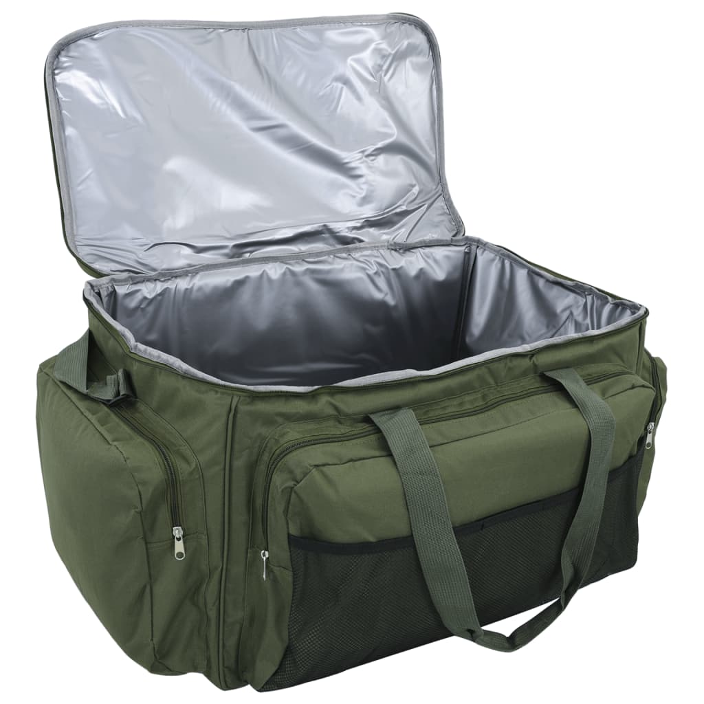 Vidaxl Fishing Bag, Waterproof, Dark Green, Oxford Fabric