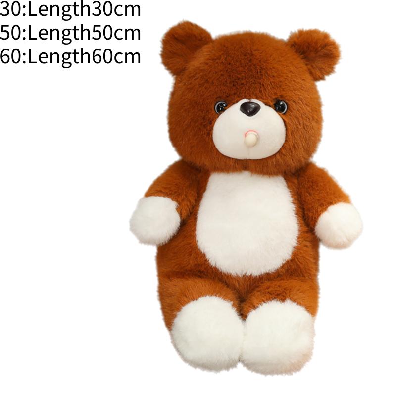 

Bear Bubble Blowing Fox Plush Toy Pillow For Kids Stuffed Animals Pp Fill Cotton Bear,30cm/11.81in