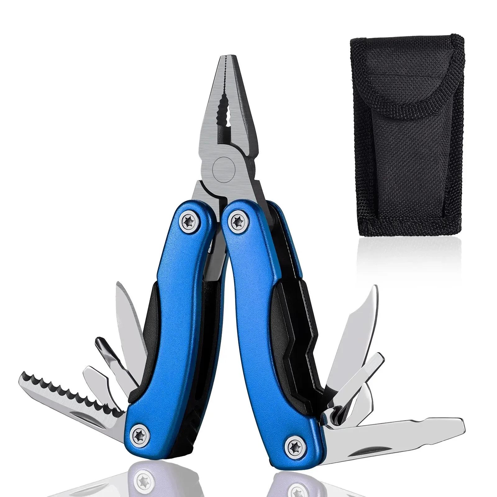 2025 Home Multifunctional Folding Tool Pliers Convenient Multi-purpose Mini Stainless Steel Combination Pocket Hand Tool