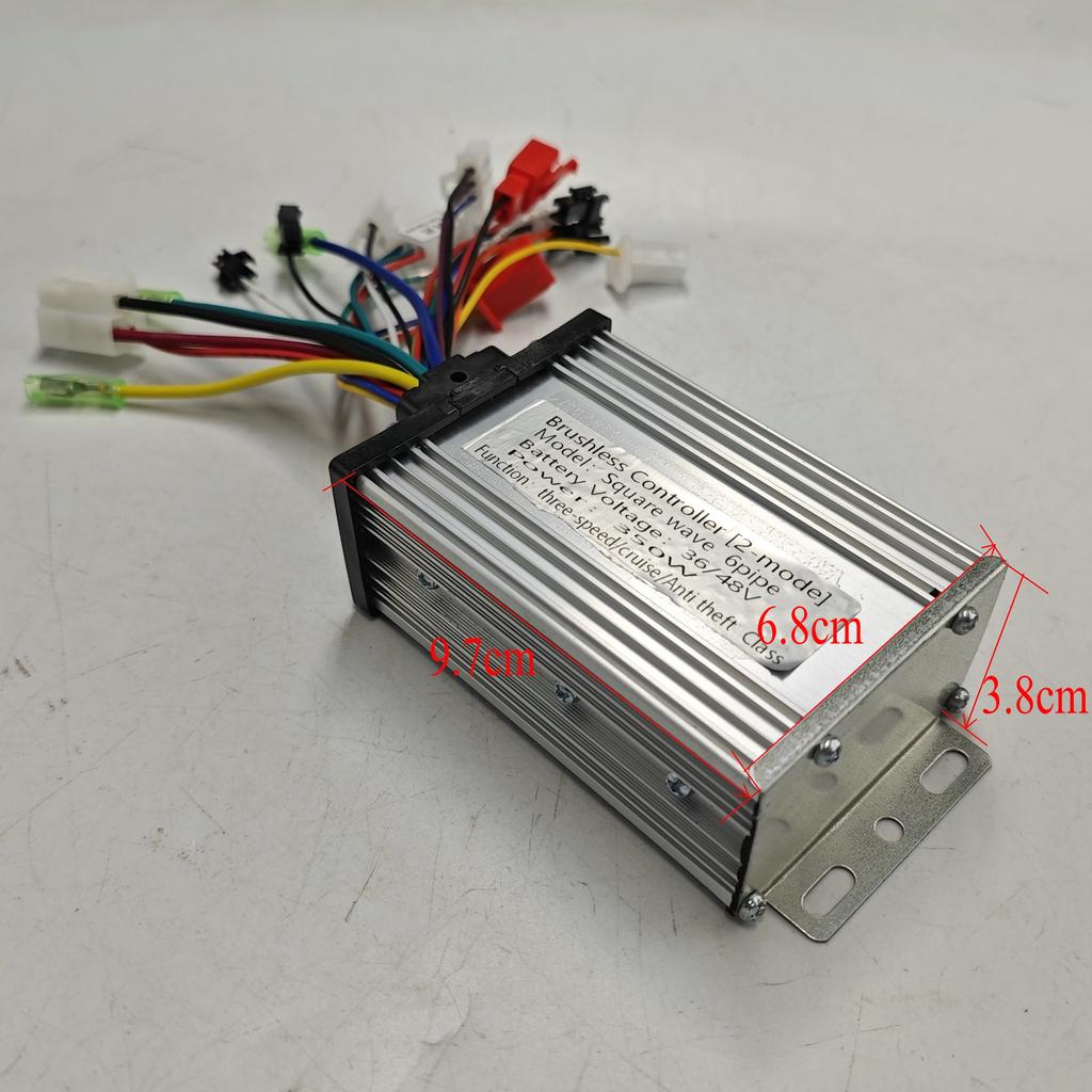 24v36v48v350w17A 6Mosfet Sinewave SQUARE WAVE Controller Phase+YXT Speed Electric Scooter Parts E-Bicycle Tricycle MTB Accessory