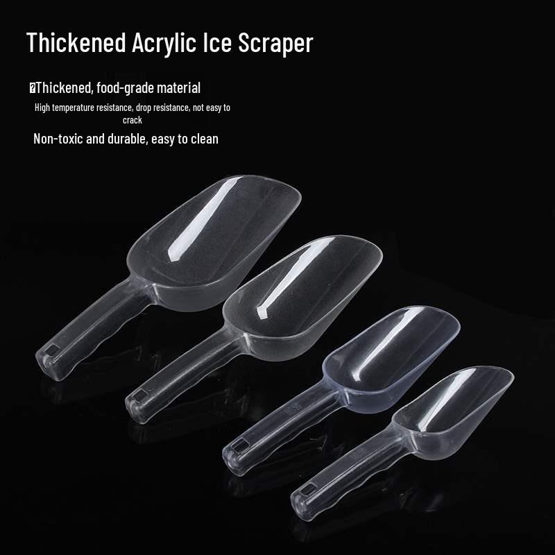 Acrylic Multi-purpose Drop-resistant Scoop for Candy, Grain, Rice, and Ice