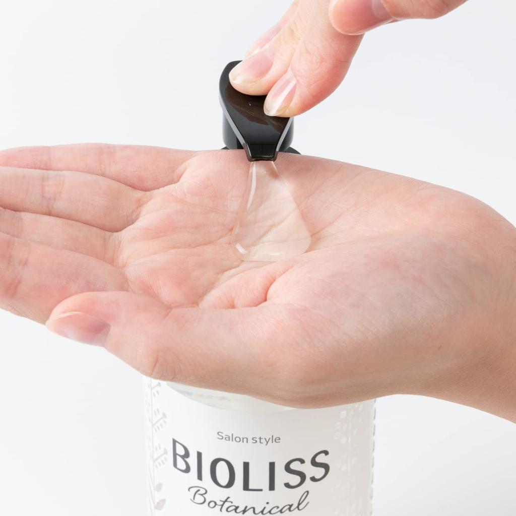 SALON STYLE KOSE Bioliss Botanical Shampoo Large Capacity 680mL To 2 Regular Size Bonus Included (Deep Moist) Refill, (Equivalent Shampoos),