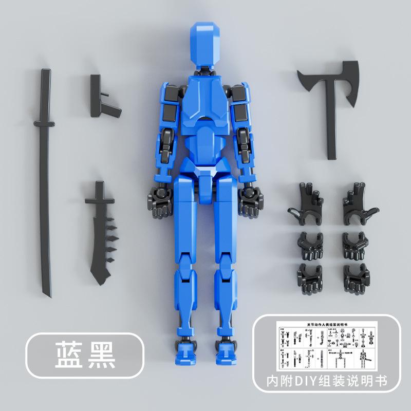3D-gedrucktes Schaufensterpuppen-Actionfiguren-Spielzeug Dummy 13 Formwandler Roboter Mehrgelenkig Beweglich Kinder Erwachsene Eltern-Kind-Spiele Geschenke