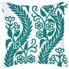 Blue Green Flower Leaf Printed Pillowcase Stripe Geometric Sofa Cushion Cover Home Decor Throw