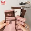 Mao Ren Women's Mid-Calf Socks (5 Pairs)