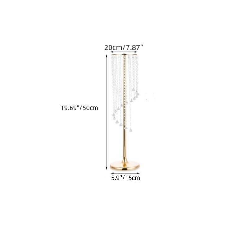 Золотая железная свадебная ваза: Подставка для цветов и украшение окна отеля 50*20 золотой