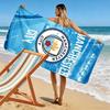 Manchester City F Print Beach Towel, Large Soft Quick Dry Towel for Beach Camping Swimming